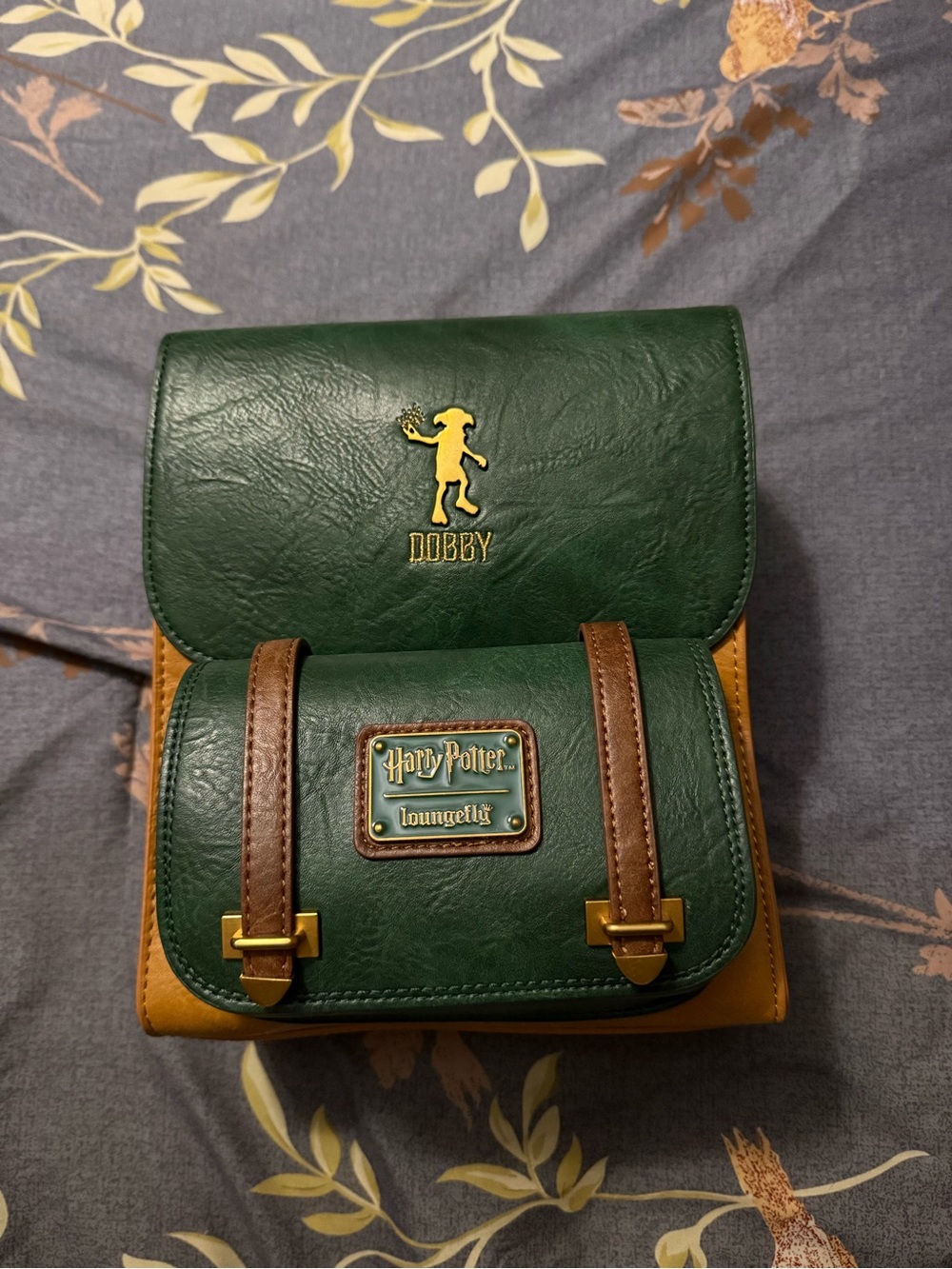 Loungefly Harry Potter Dobby Green & Tan Backpack